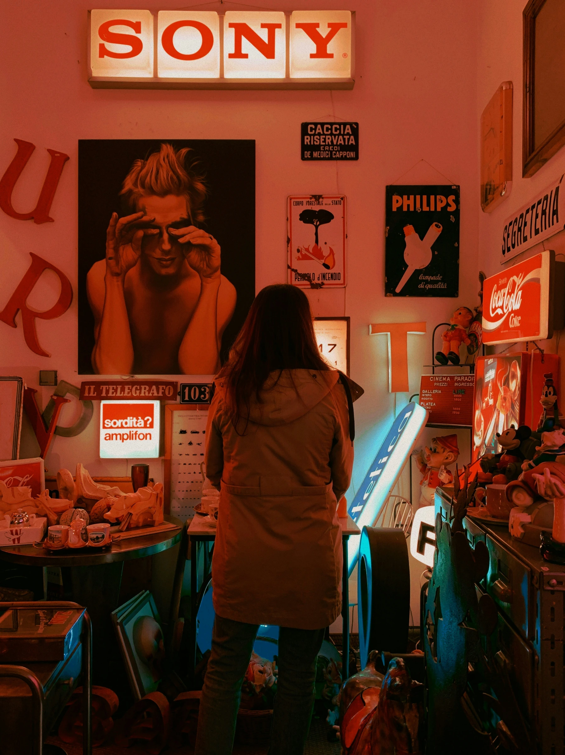 Inside Il Cirmolo in Brera, Milan.
