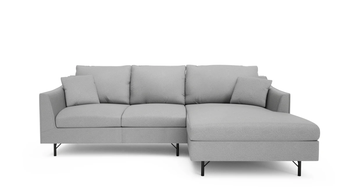 ALFAMA &middot; 4-Seater Right Corner Sofa &middot; Grey