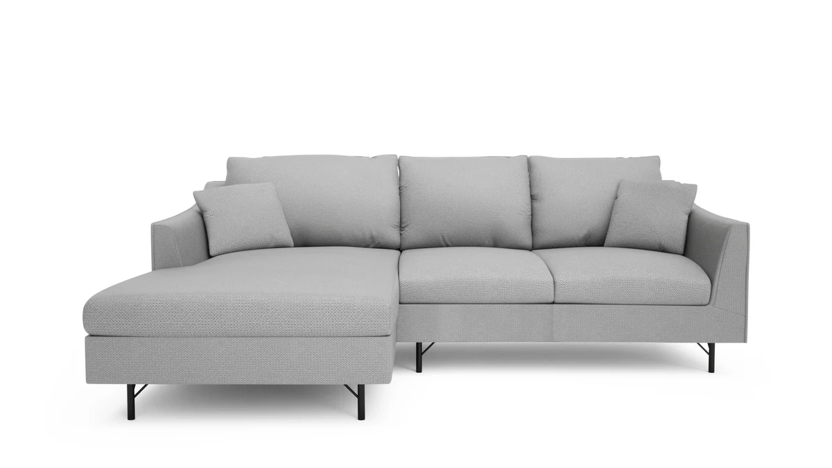 ALFAMA &middot; 4-Seater Left Corner Sofa &middot; Grey