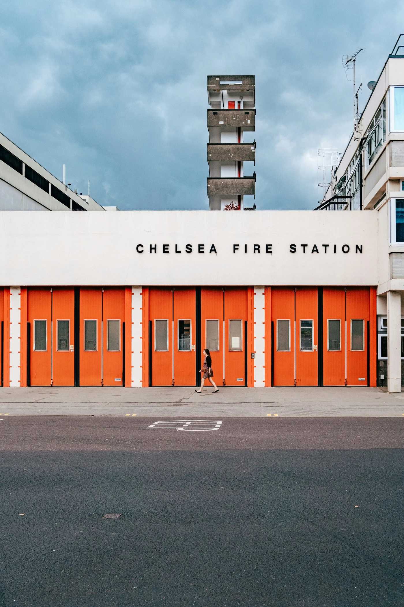 Chelsea Fire Station on King&rsquo;s Road, London.