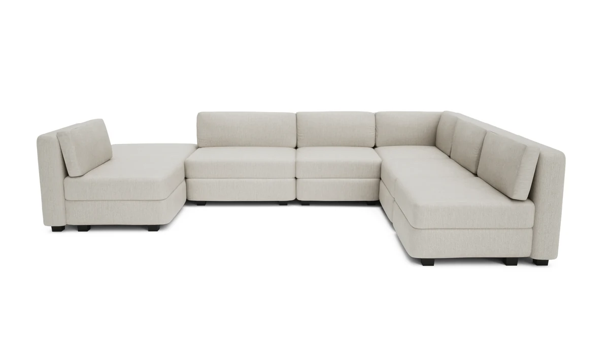 GR&Agrave;CIA &middot; Asymmetric U-shaped configuration &middot; Cream Beige